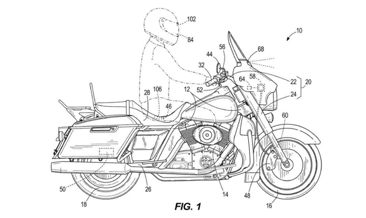 Harley Davidson Bremsassistent Patent 1