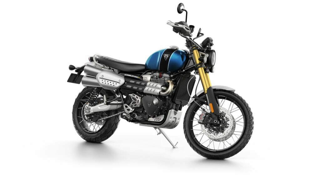 New Scrambler 1200 XE Front Blue and Black 1