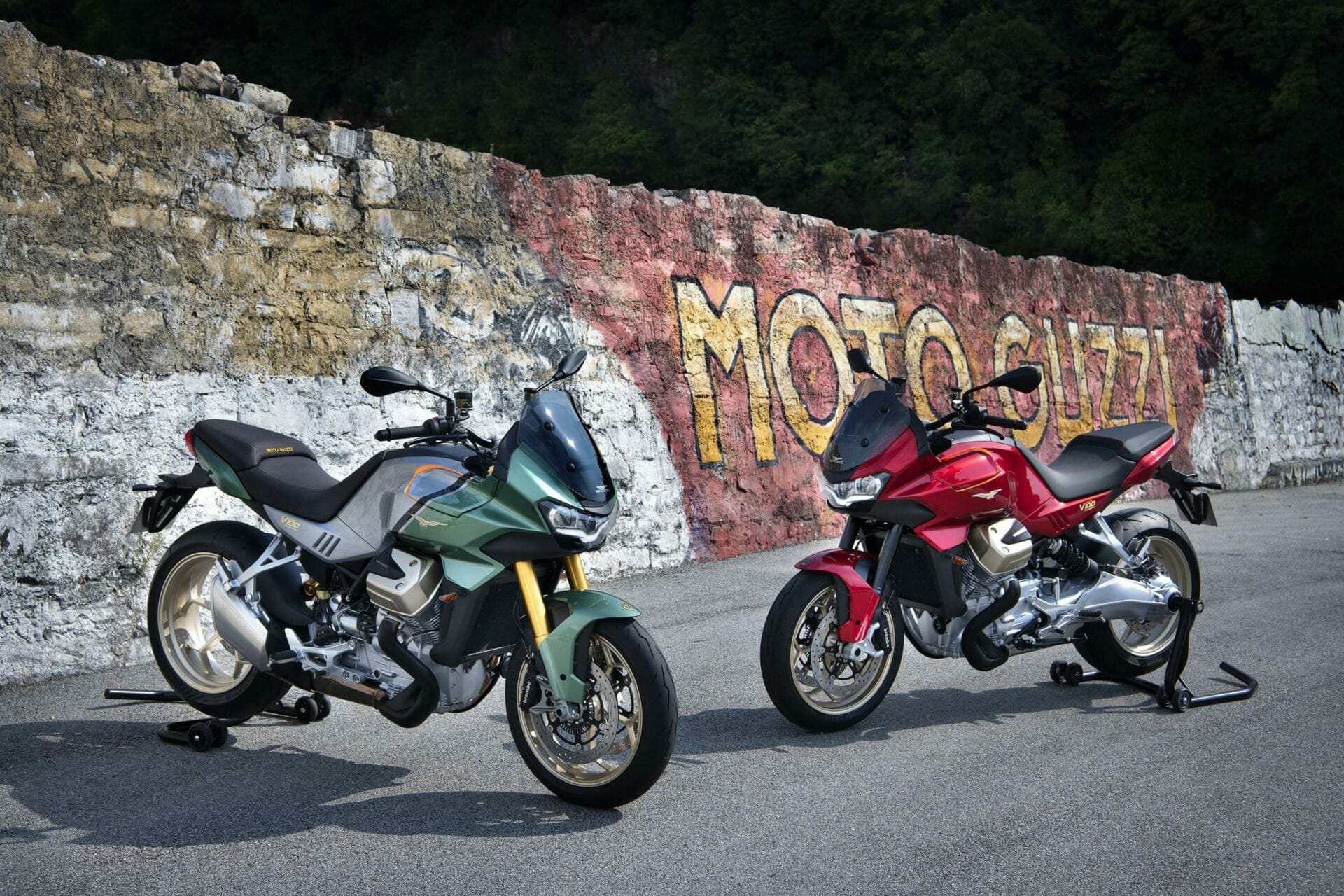 Moto Guzzi V100 Mandello recall due to problem with the rear shock absorber