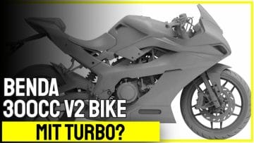 Benda – 300cc V2 Bike mit Turbo?