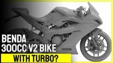 benda 300cc v2 bike with turbo