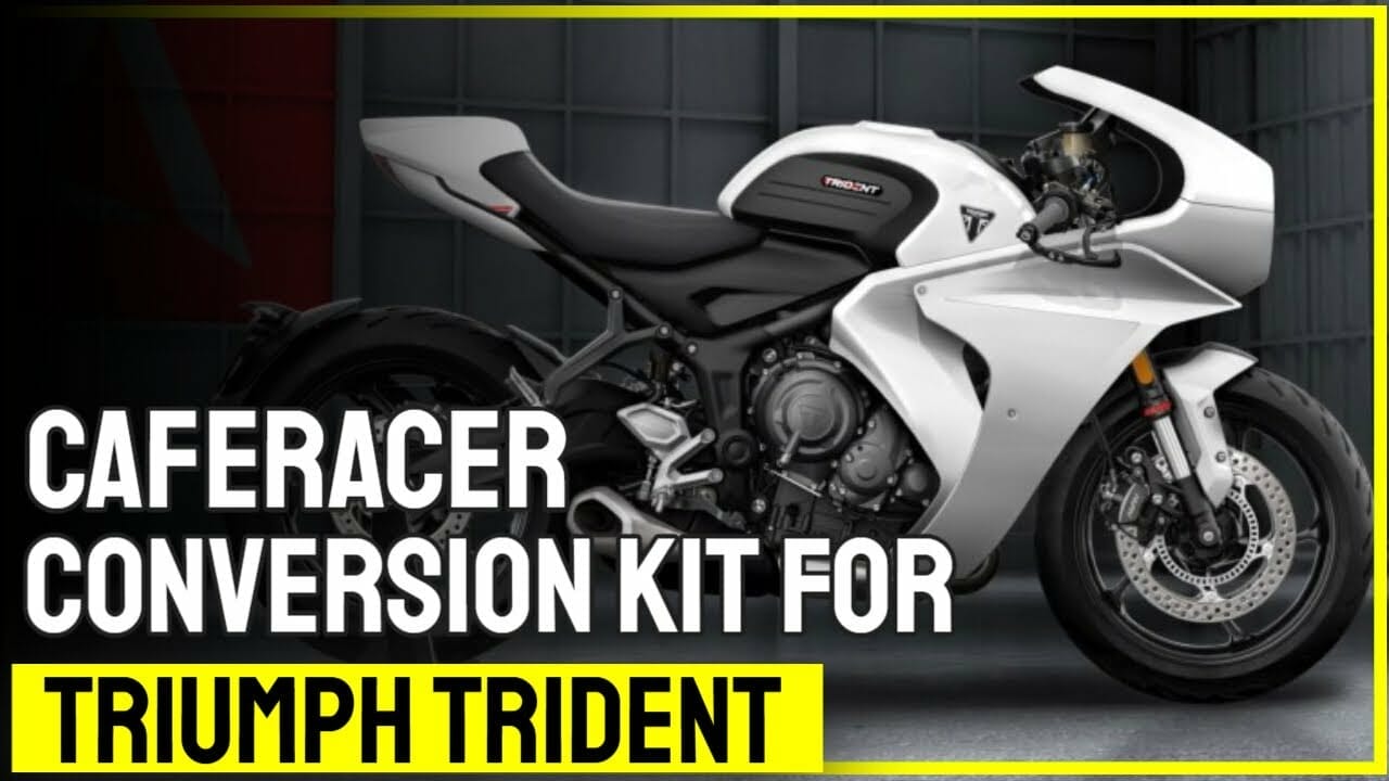 CafeRacer conversion kit for the Triumph Trident 660
- also in the MOTORCYCLES.NEWS APP