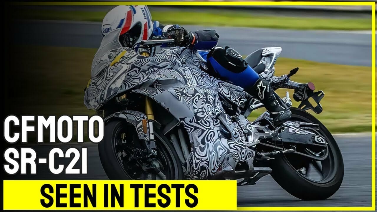 CFMoto SR-C21 spotted in tests - not much remains of the radical sportbike.
- also in the MOTORCYCLES.NEWS APP