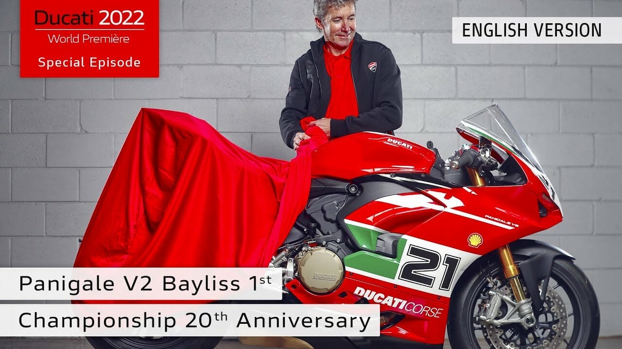 Ducati Panigale V2 Bayliss 1st Championship 20th Anniversary
- also in the MOTORCYCLES.NEWS APP