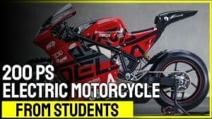 Dutch students build 200 hp electric motorcycle