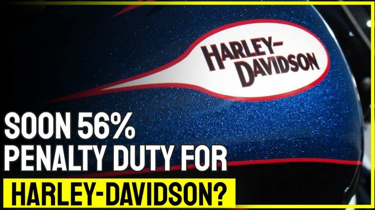 From June 56% duty on Harley-Davidson
- also in the MOTORCYCLES.NEWS APP