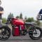 Honda CB750 converted into an electric cafe racer