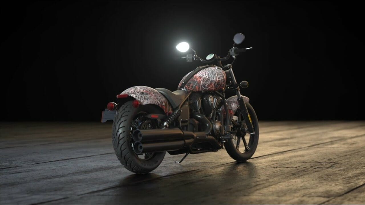 Indian Chief with tattoos
- also in the MOTORCYCLES.NEWS APP