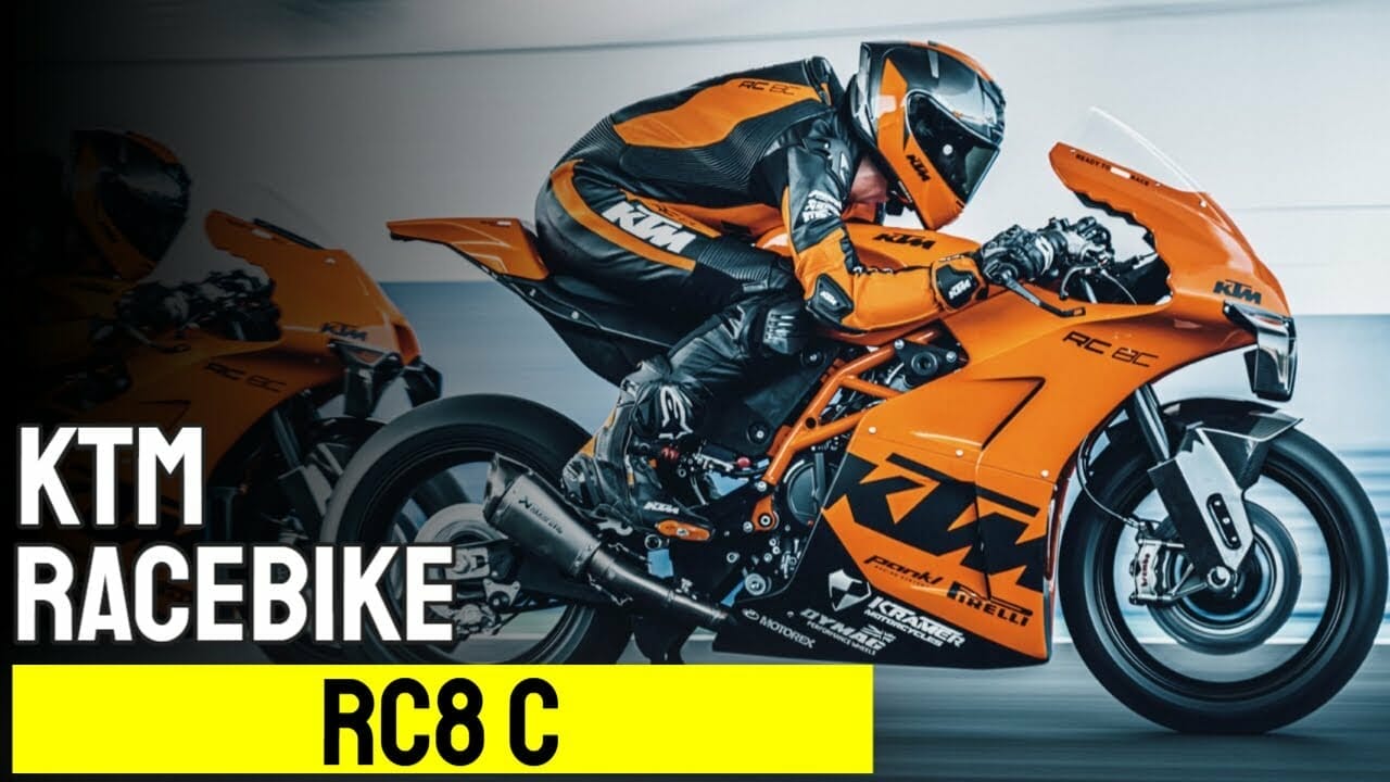 KTM RC8 C - limited edition bike for the racetrack  -  Motorcycle-Magazine