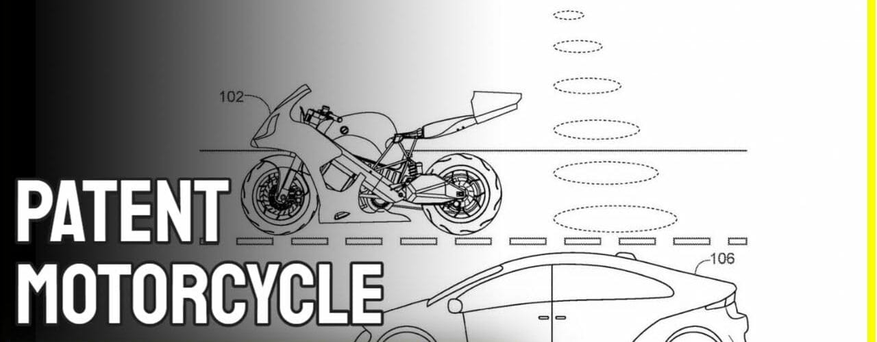 patent motorcycle equipped with