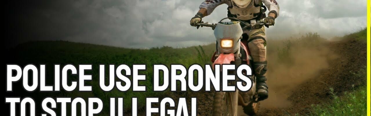 police use drones to stop illega