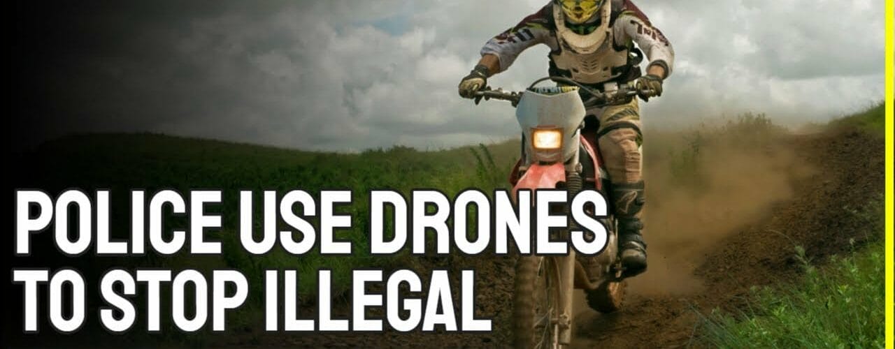 police use drones to stop illega