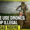 Police use drones to stop illegal off-road riders