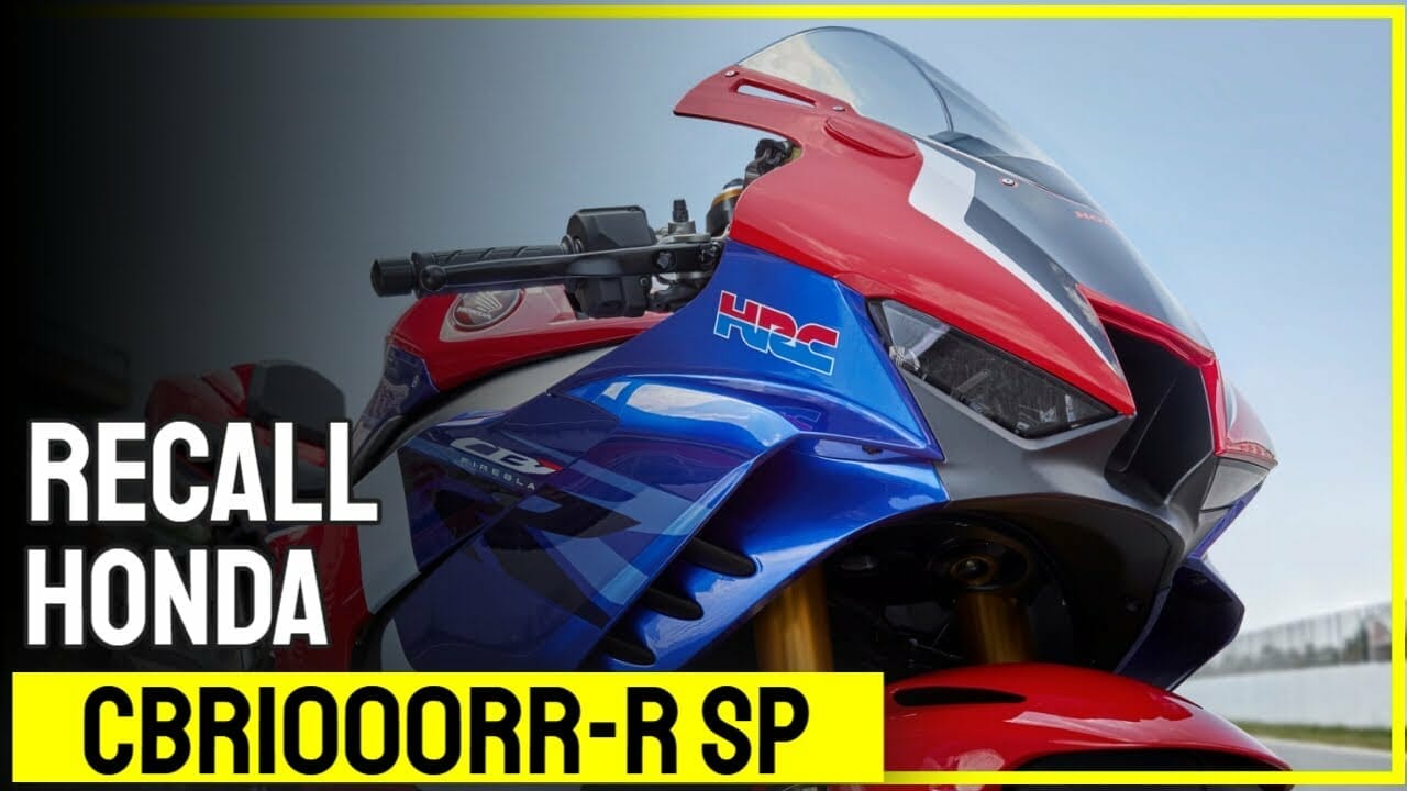 Recall: Honda CBR1000RR SP
- also in the MOTORCYCLES.NEWS APP