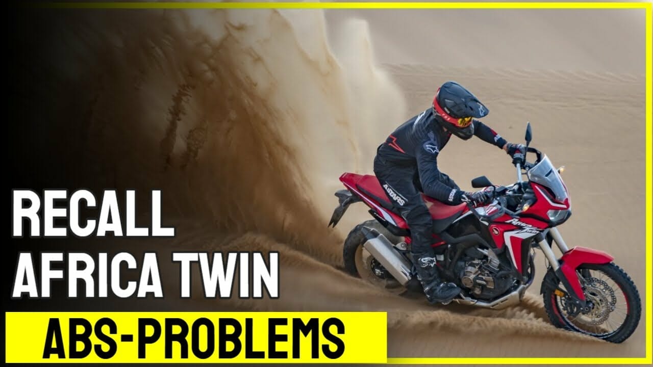 Recall of the Africa Twin due to problems with the ABS
- also in the MOTORCYCLES.NEWS APP