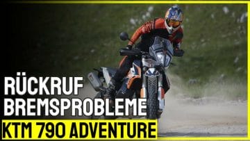 Rückruf – Bremsprobleme bei der KTM 790 Adventure