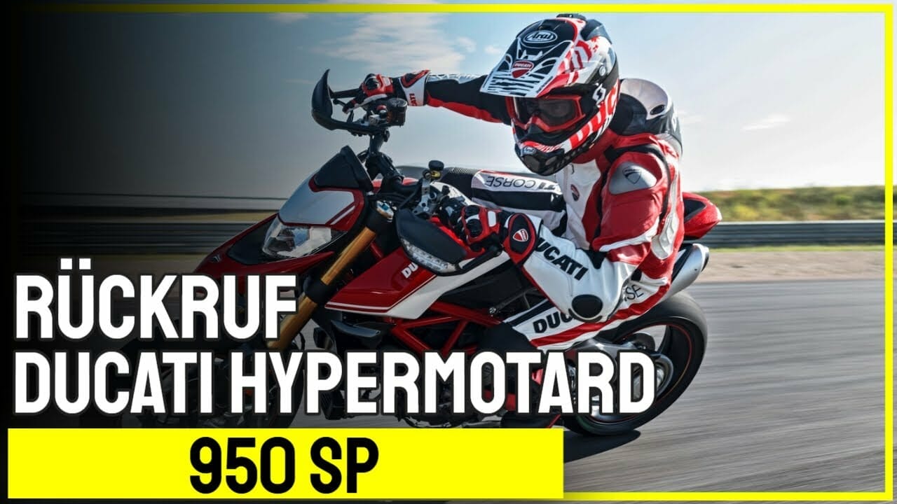 Rückruf Ducati Hypermotard 950 SP
- auch in der MOTORRAD NACHRICHTEN APP