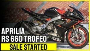 Selling of the Aprilia RS 660 Trofeo started