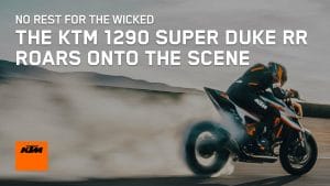 Special model KTM 1290 Super Duke RR presented