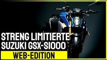 Streng limitierte Suzuki GSX-S1000 Web-Edition