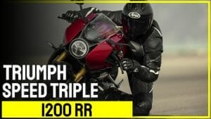 Triumph presents the cafe racer Speed Triple 1200 RR