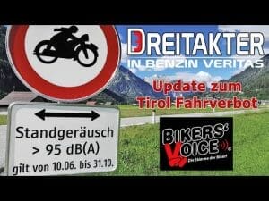 Video über das Tiroler Fahrverbot und Bikers` Voice