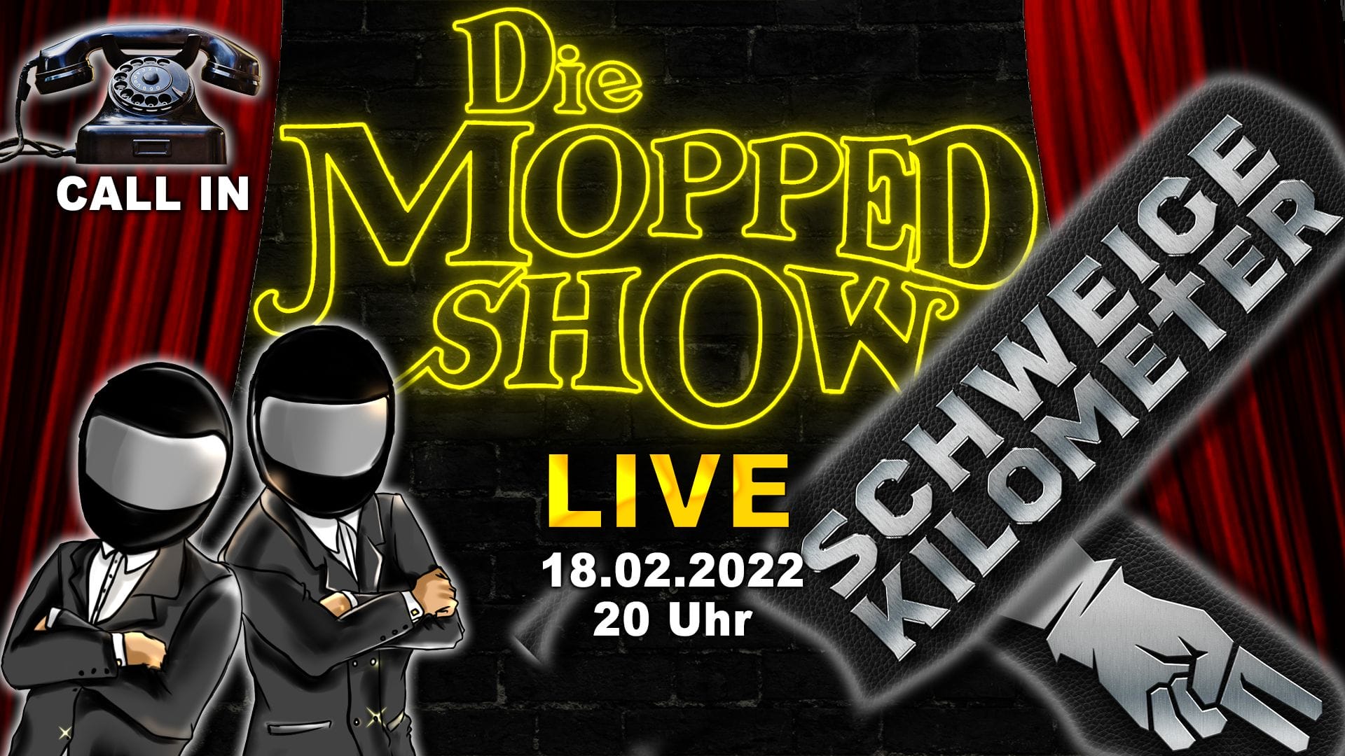 Der Schweigekilometer – Diskussion mit CALL IN – Die Mopped Show #27