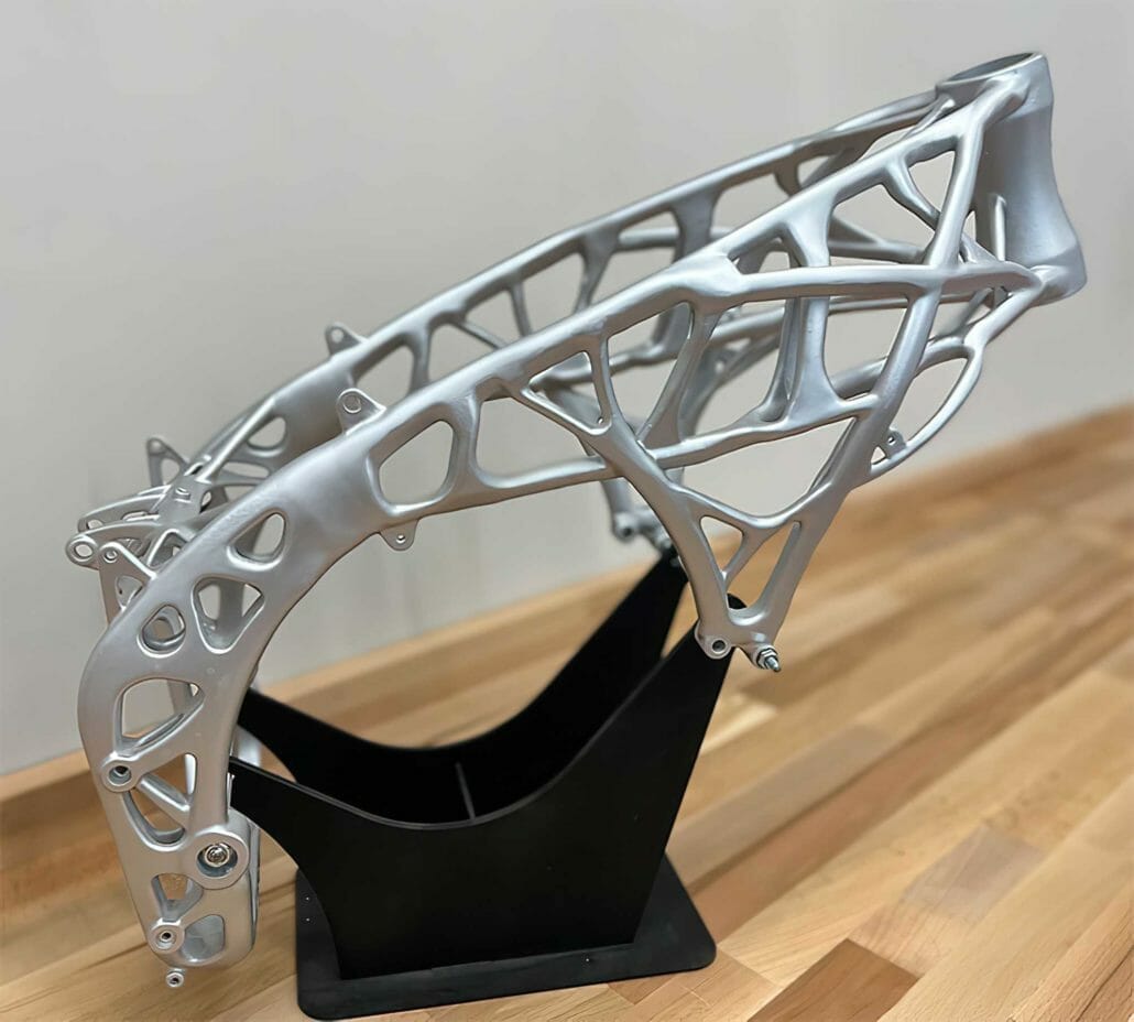 3D printed steel frame 4 3D gedruckter Stahlrahmen 2