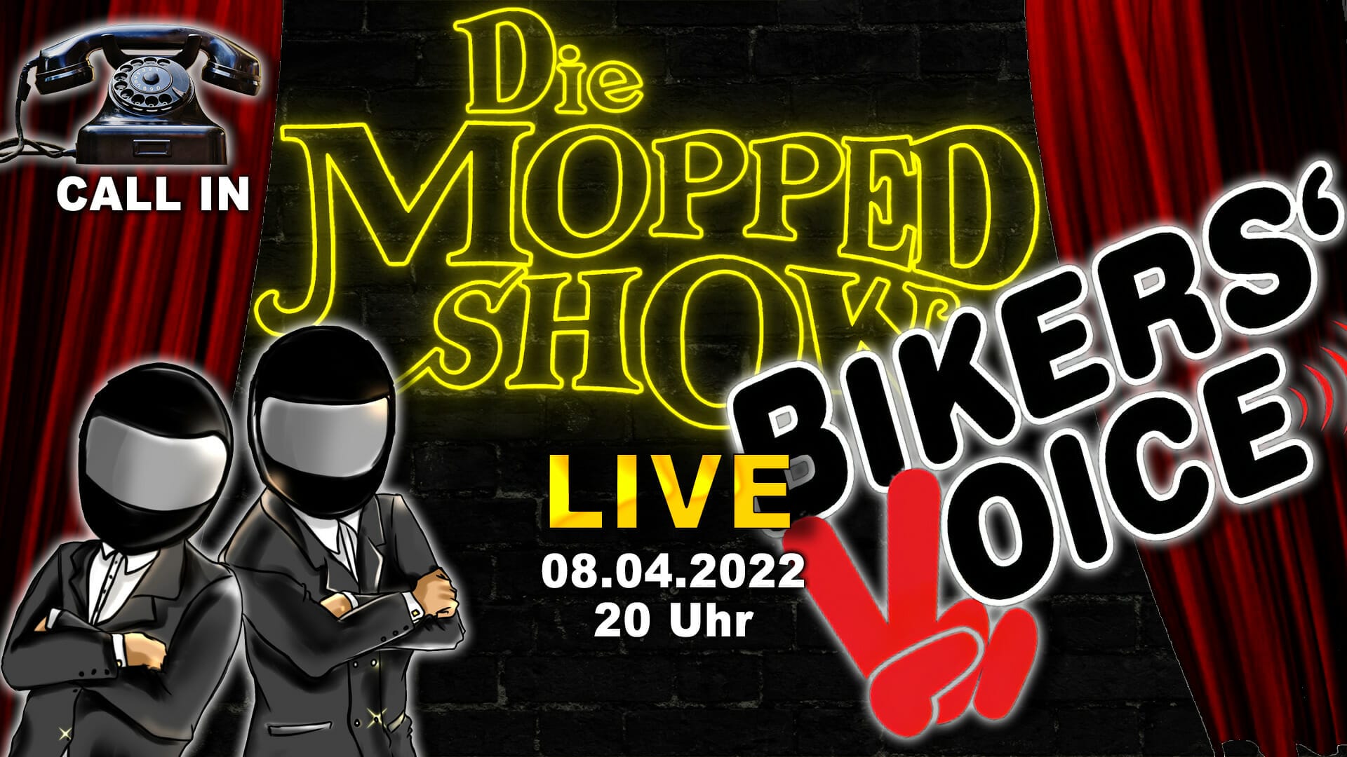 BIKERS VOICE – Tiroler 95db Modell – mit CALL IN – Die Mopped Show #33