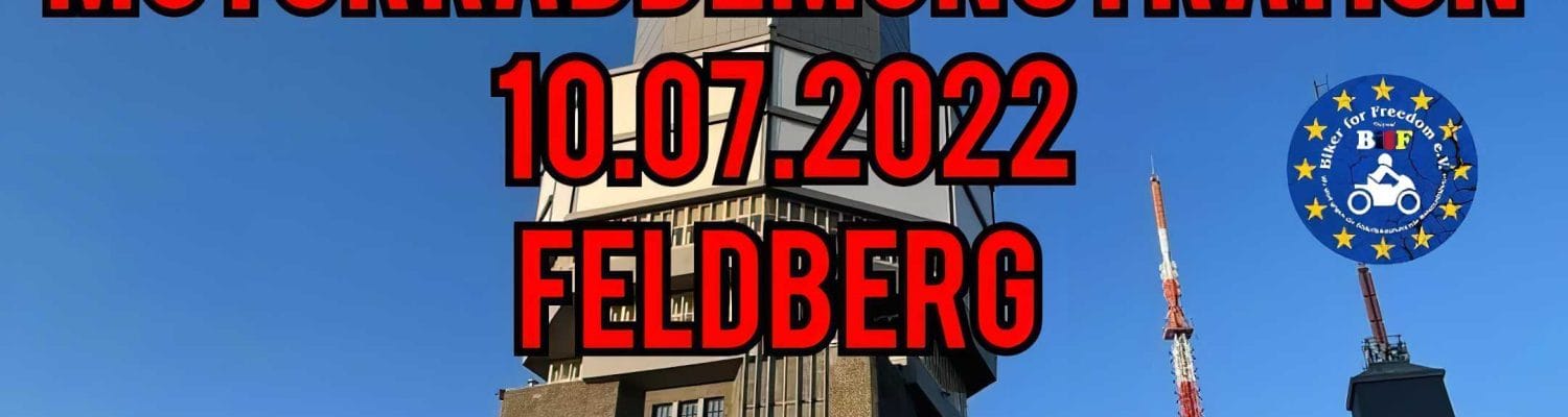 Demo Feldberg 10 07 2022