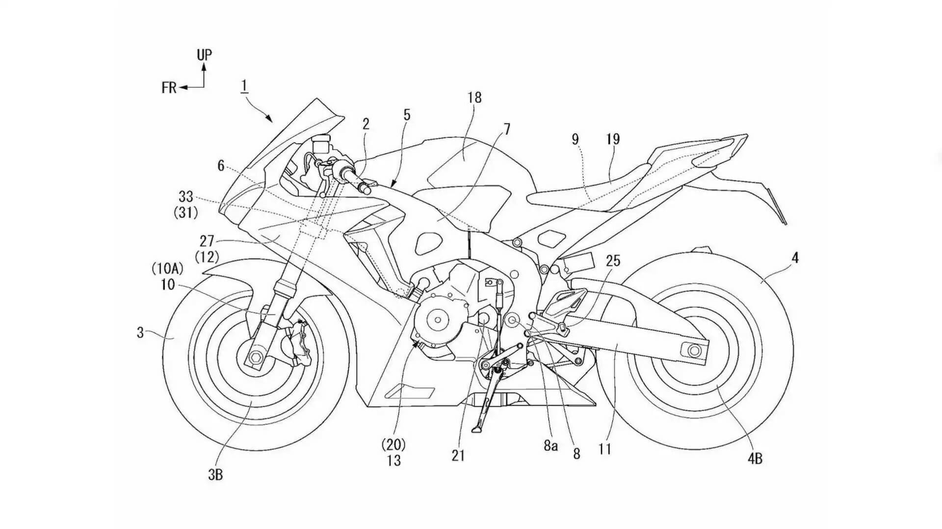 Honda patent: lane keeping assistant for motorcycles - MOTORCYCLES.NEWS
