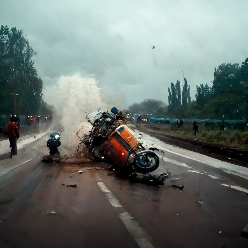 Urteil Unfall beim Ueberholen einer Kolonne 2