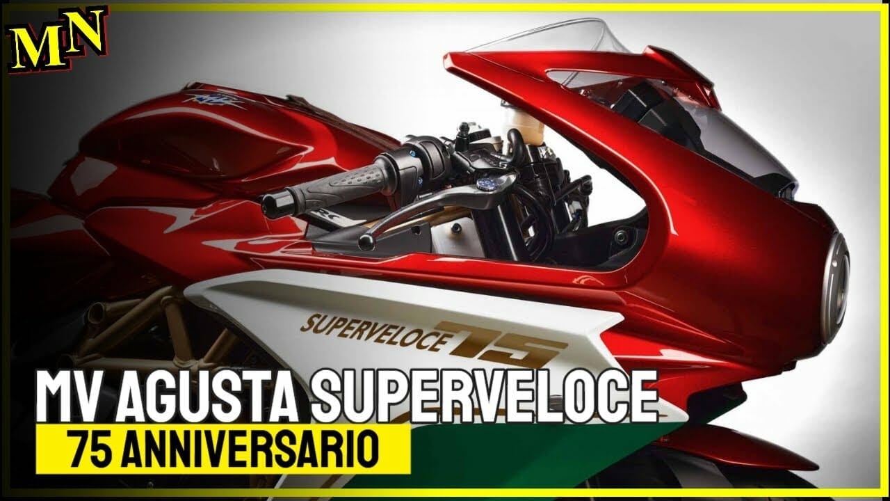 MV Agusta Unveils Limited Edition Superveloce 75 Anniversario