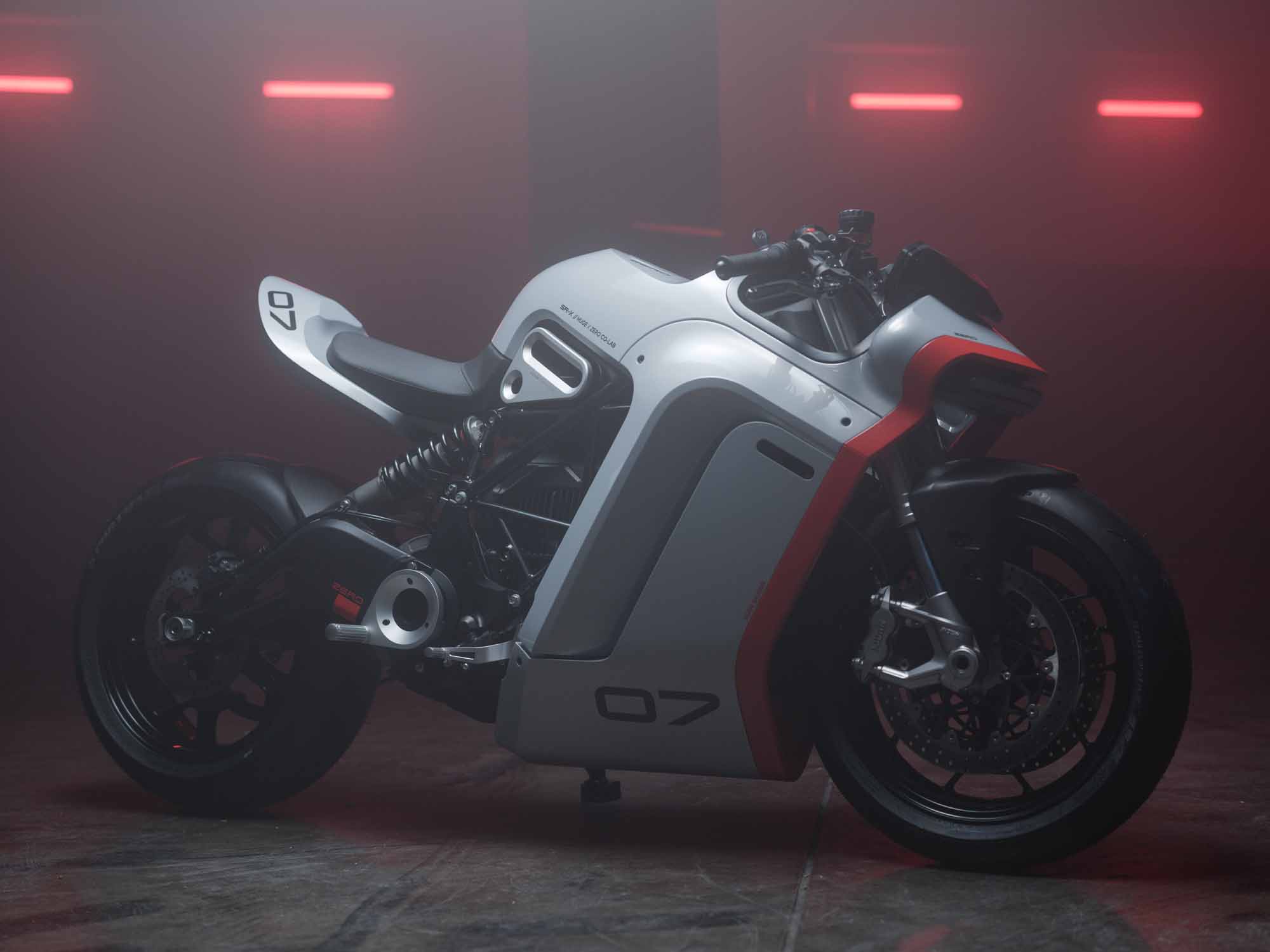 Zero Motorcycles und Huge Design präsentieren das innovative Konzeptmotorrad SR-X