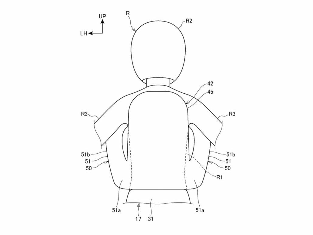 Honda entwickelt motorradmontierte Airbags für mehr Sicherheit 29 2023 Honda Motorradairbag 2