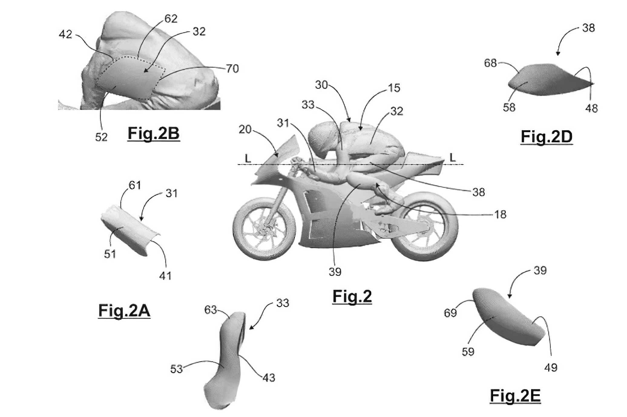 Aprilia Patent Aerodynamische Kombis 1