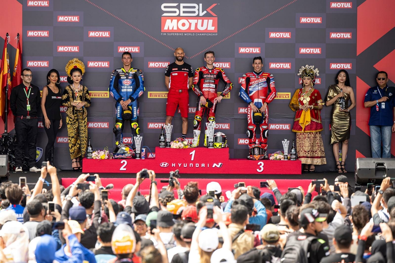 World Superbike Championship in Indonesia: Alvaro Bautista also wins 2nd main race