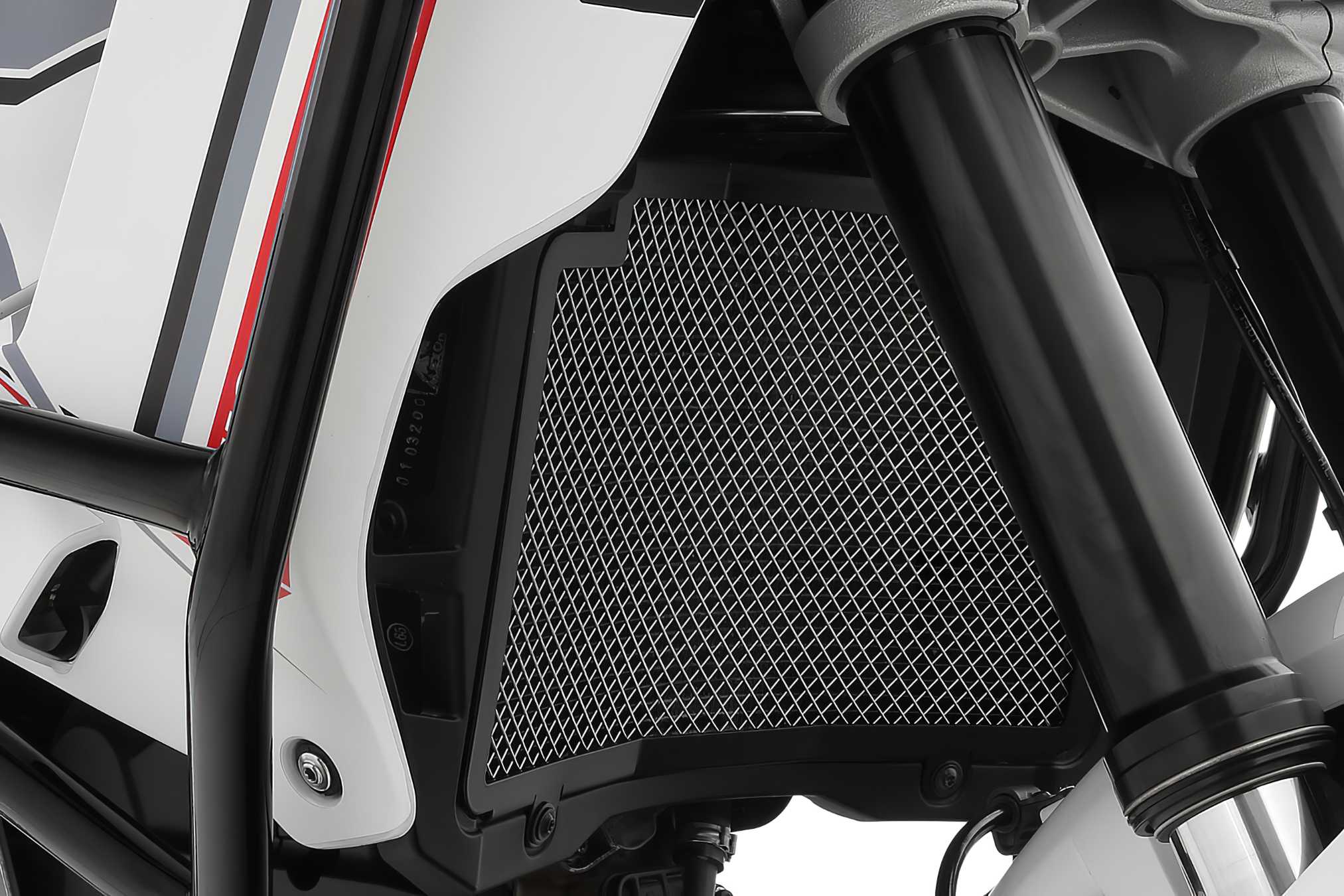 Ducati DesertX water cooler protection by Wunderlich -  -  Motorcycle-Magazine