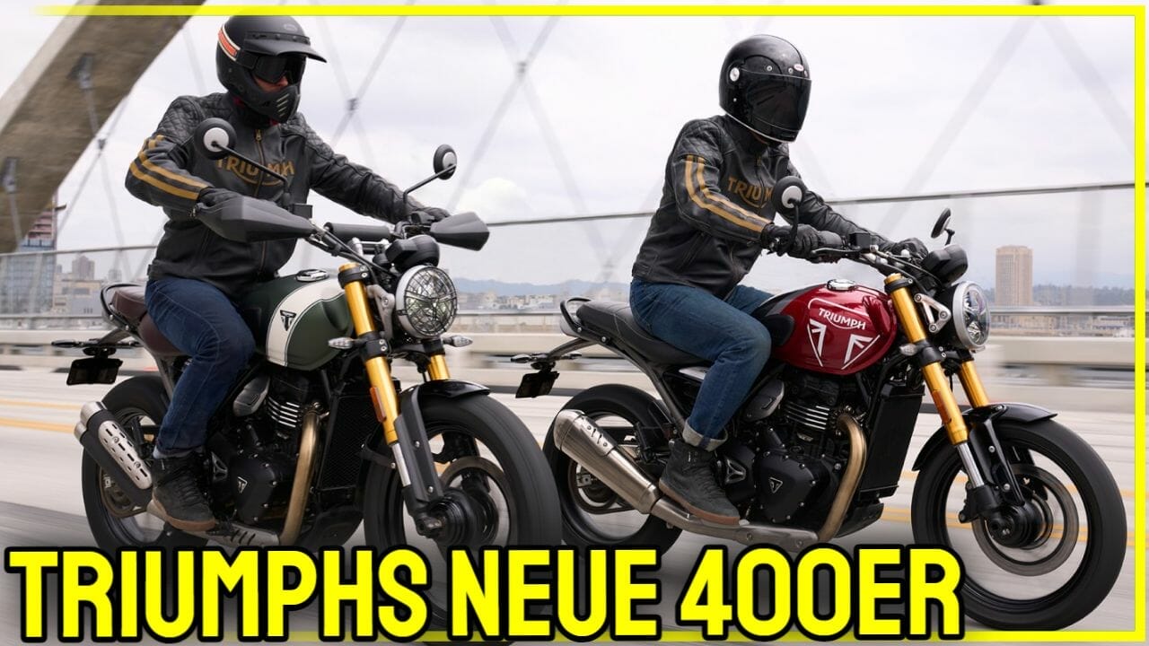 TRIUMPH präsentiert zwei neue Helden der Modern Classics-Reihe: Speed 400 und Scrambler 400 X