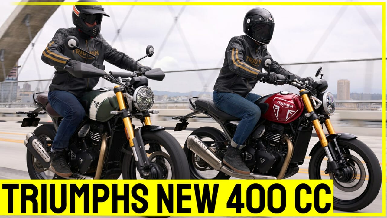 TRIUMPH presents two new heroes of the Modern Classics range: Speed 400 and Scrambler 400 X