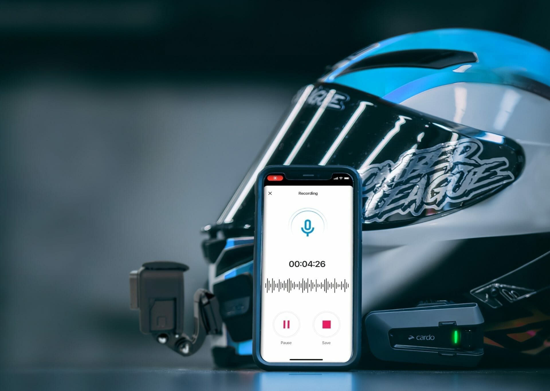 The soundtrack of your tour: Cardo Connect app with new audio recording feature