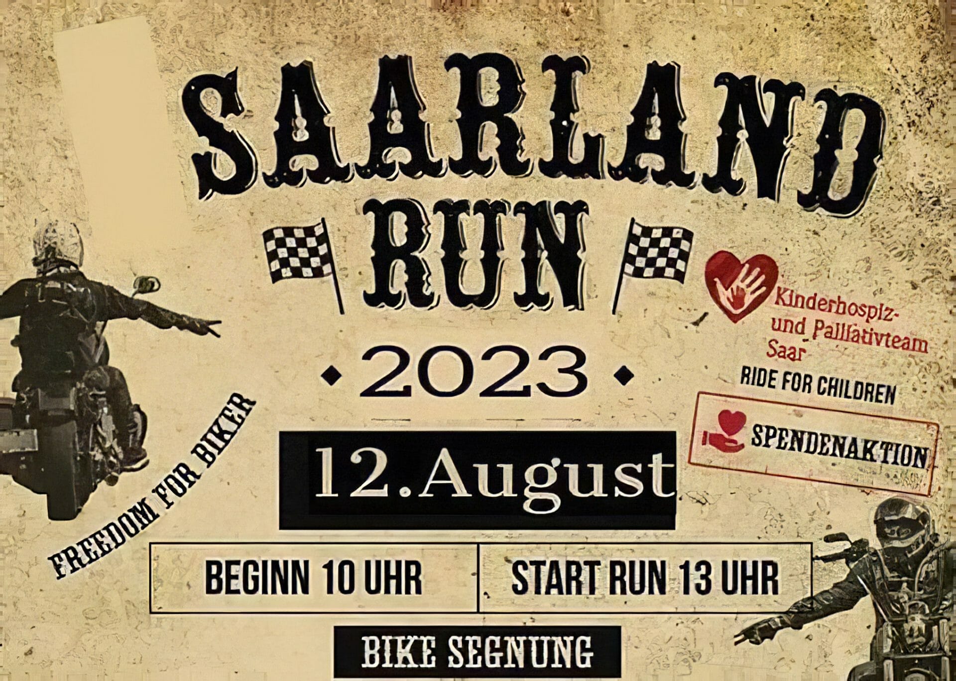 Große Events für Motorradfans im August: Harley Rock’n’Race und Saarland Run