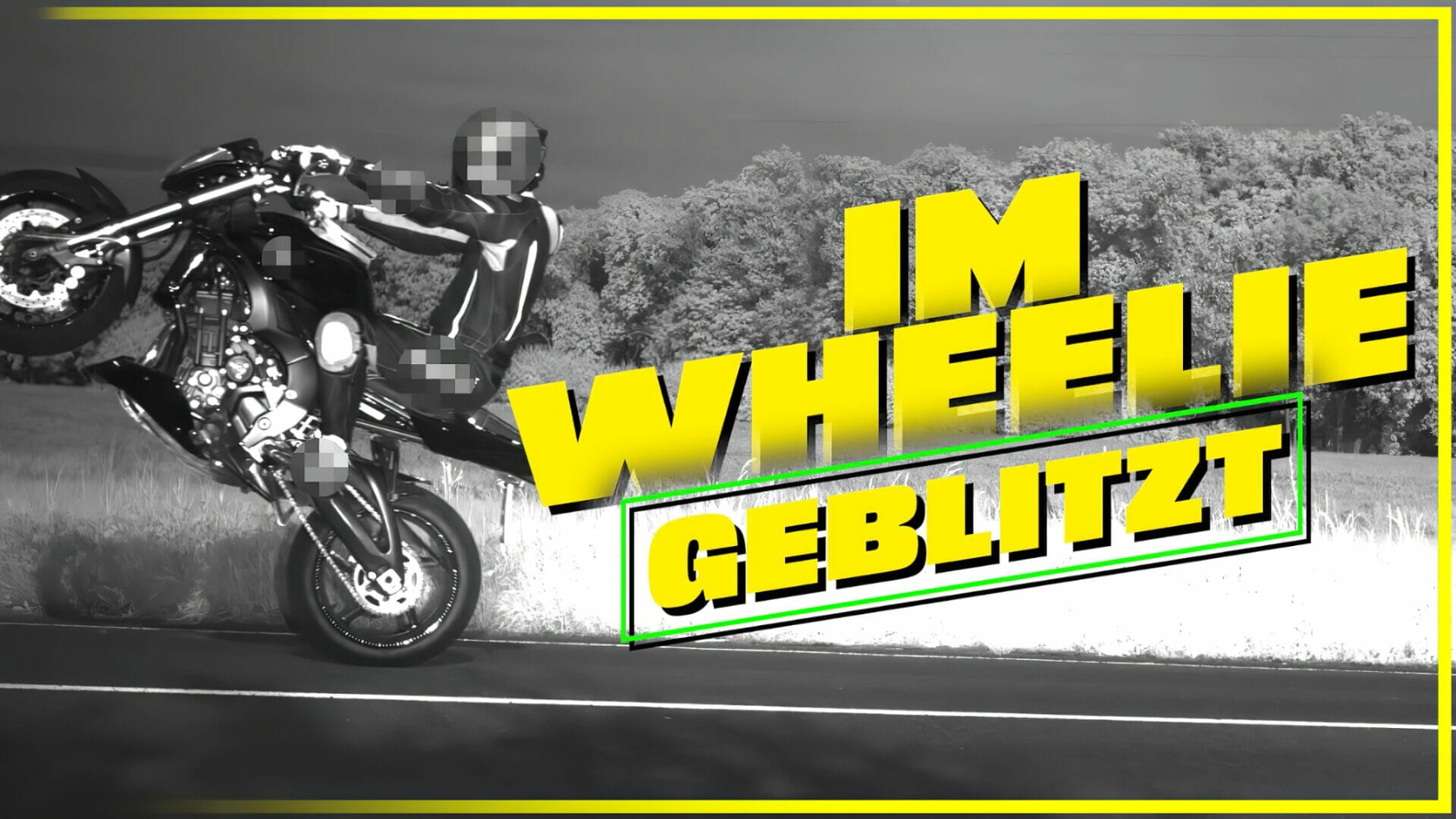Ein rasanter Wheelie: Motorradfahrer in Hamm deutlich zu schnell unterwegs