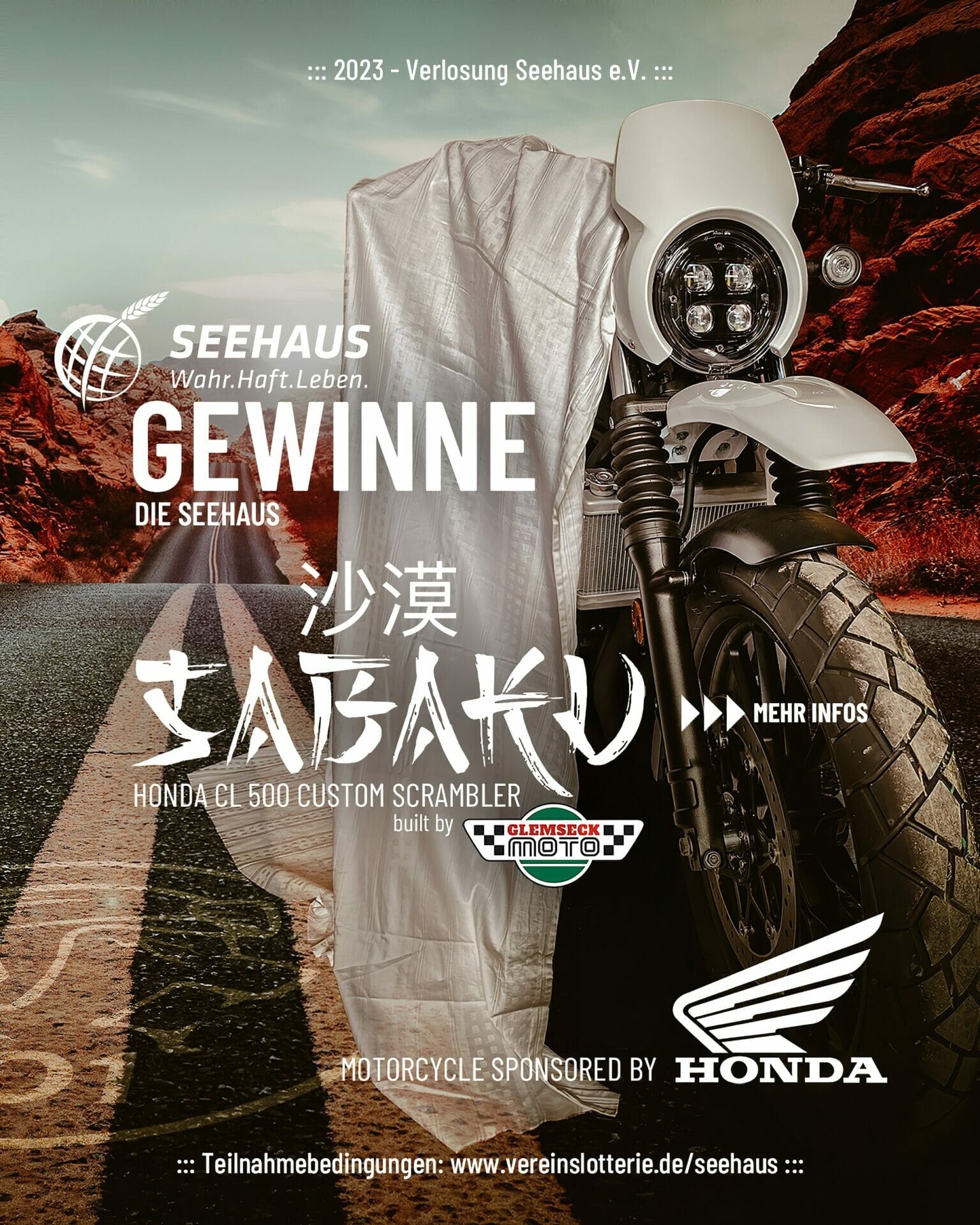 The Honda Sabaku: A unique bike for a good cause at Glemseck 101