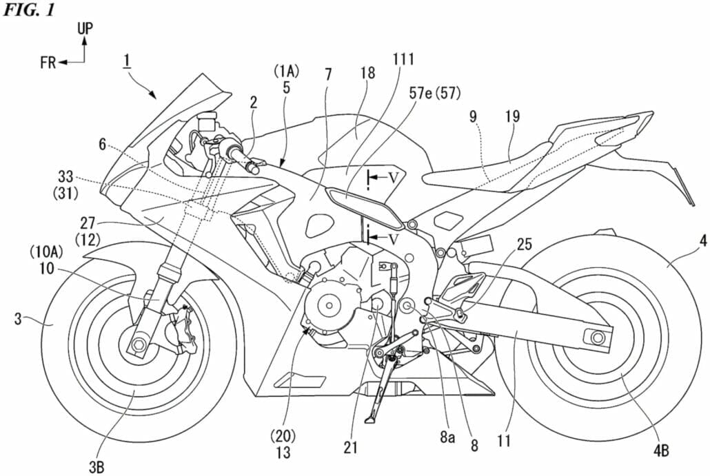 Honda Patent Hydraulik zur Beinpositionierung 3 1