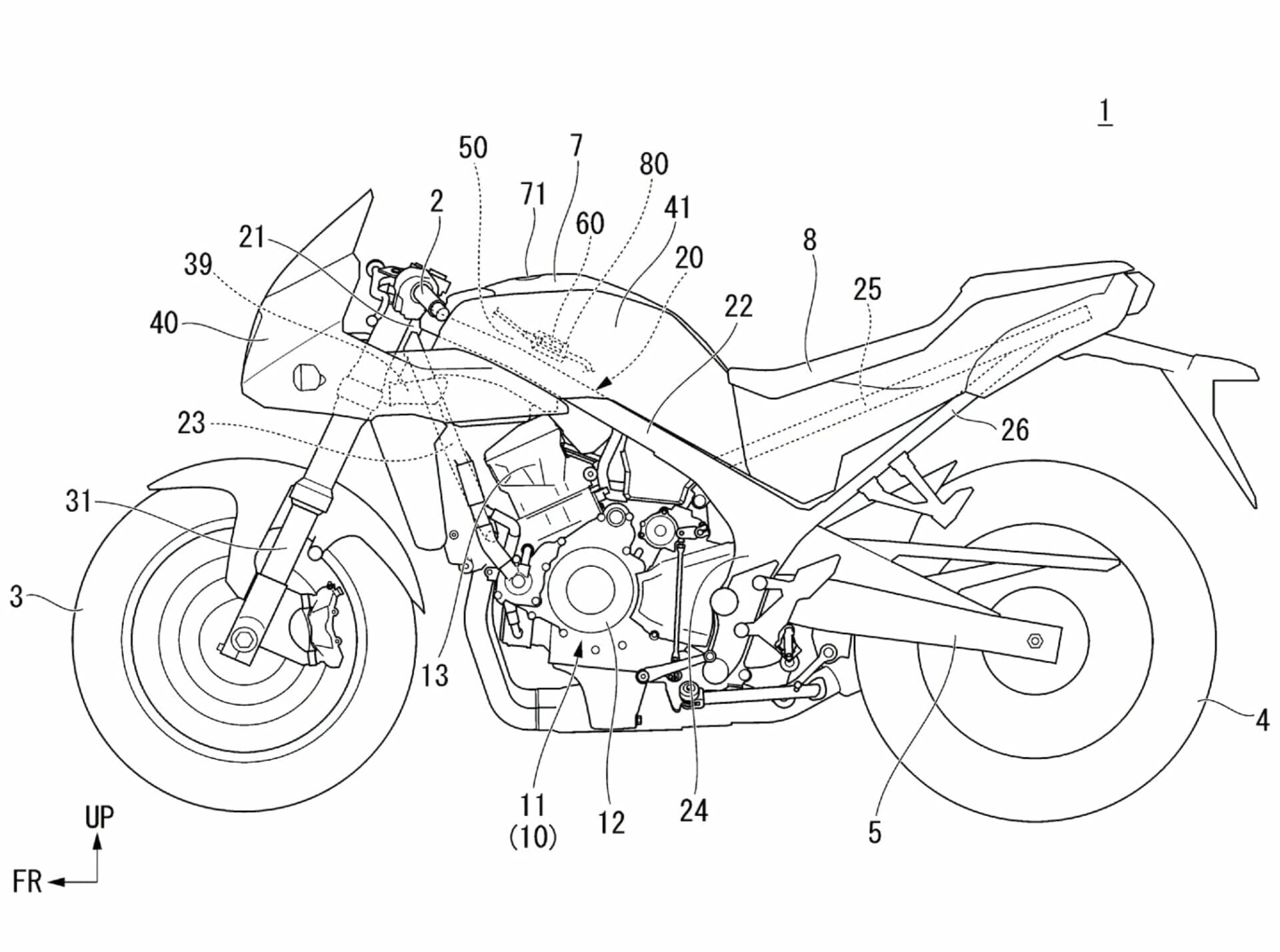 Honda may be working on a CBR750R based on the Hornet