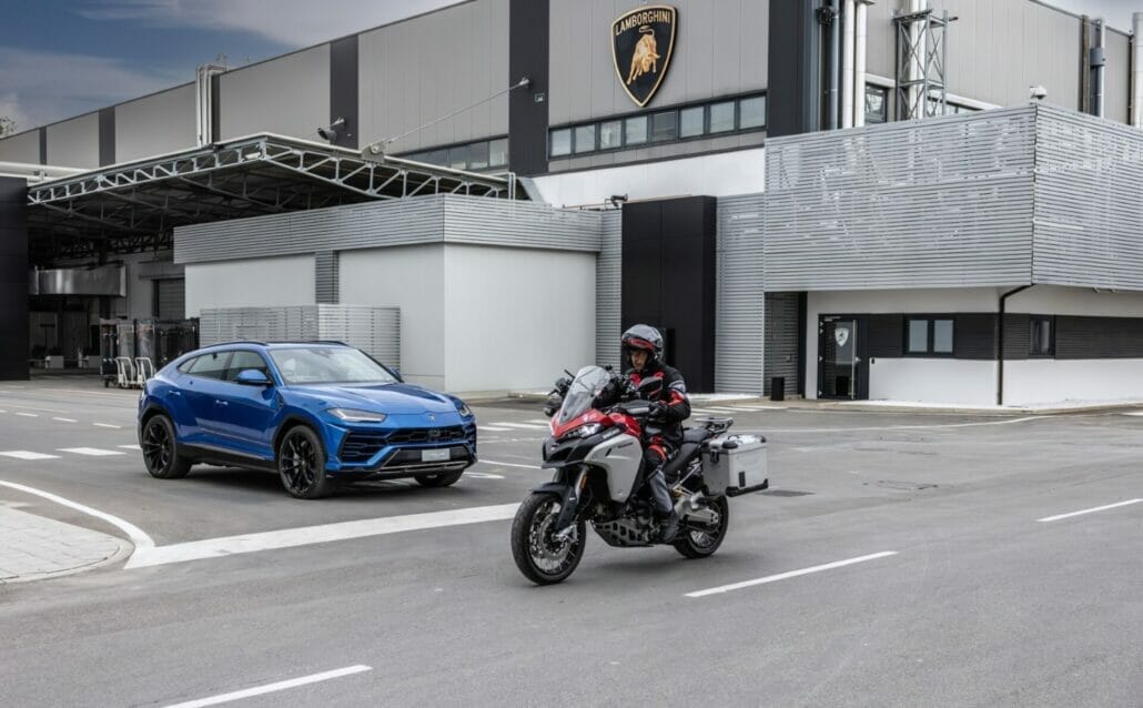 Ducati is committed to improving road safety for motorcycles: Highlights from the Connected Motorcycle Consortium event 2 Lamborghini Ducati Vehicle to Vehicle Technology 1 Large UC549003 High 1