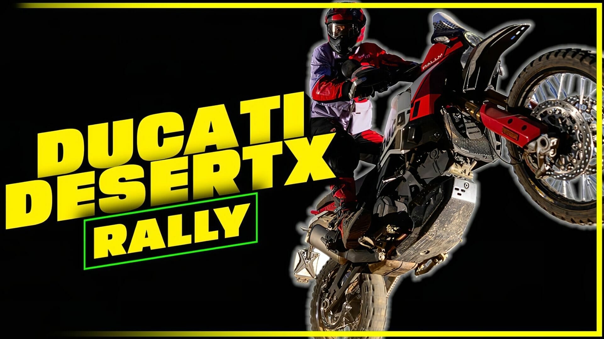 Ducati’s new DesertX Rally – Off-road in style