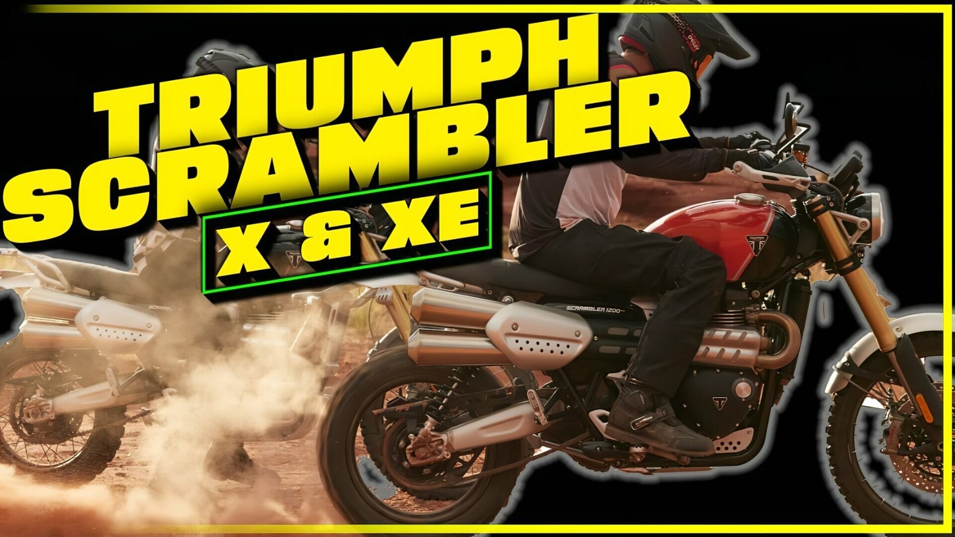 TRIUMPH Scrambler 1200 X & XE 2024: elegance meets modern technology
