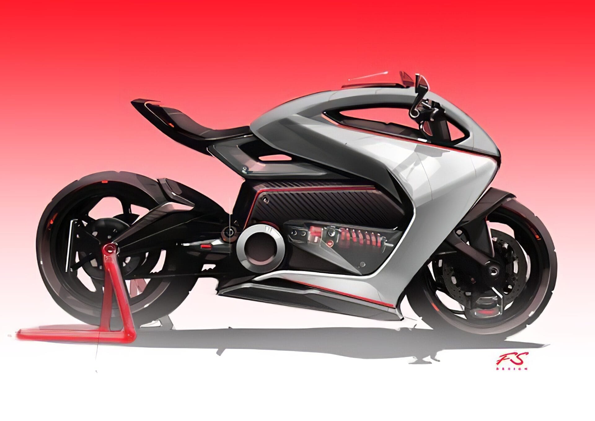 The FSD 59 motorcycle concept: a new era in two-wheel technology